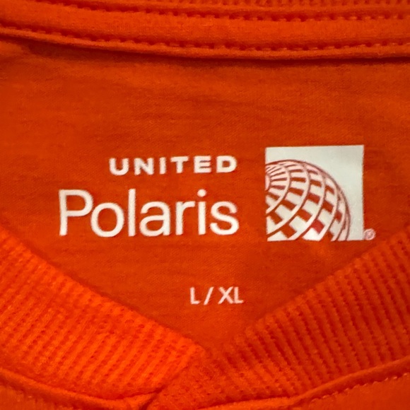 United Polaris Red Shirt & Gray Pants Set sleep set first class plane seats L/XL - Picture 6 of 12